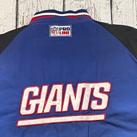 Vintage NFL Football New York Giants Starter Zip Up NFL Football Jacket - Picture 4 of 9
